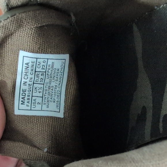 Polo by Ralph Lauren Kids Boys Olive Sneakers Size 2 - Picture 9 of 11